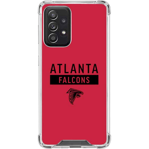 NFL Atlanta Falcons Red Performance Series Galaxy A52 5G Clear Case