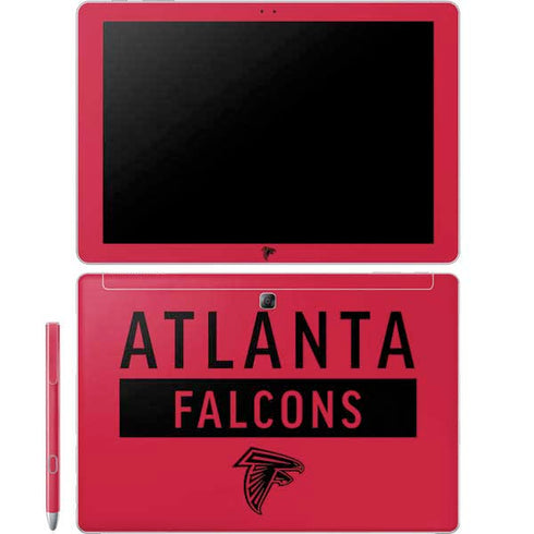 NFL Atlanta Falcons Red Performance Series Galaxy Book 12in Skin