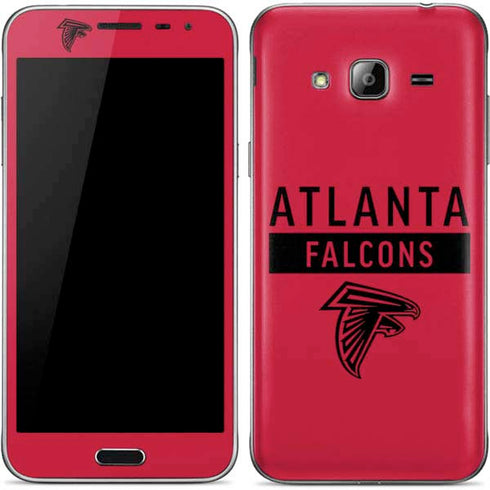 NFL Atlanta Falcons Red Performance Series Galaxy J3 Skin
