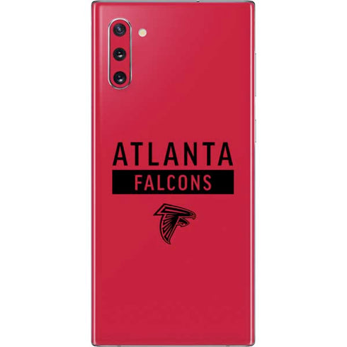 NFL Atlanta Falcons Red Performance Series Galaxy Note 10 Skin