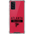 NFL Atlanta Falcons Red Performance Series Galaxy Note20 5G Clear Case