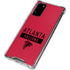 NFL Atlanta Falcons Red Performance Series Galaxy Note20 5G Clear Case