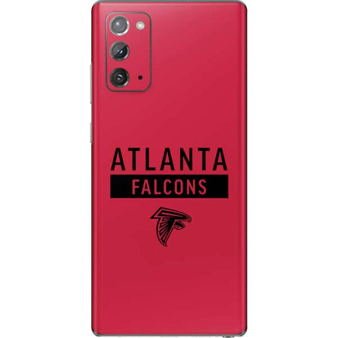 NFL Atlanta Falcons Red Performance Series Galaxy Note20 5G Skin