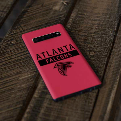 NFL Atlanta Falcons Red Performance Series Galaxy S10 Plus Skin