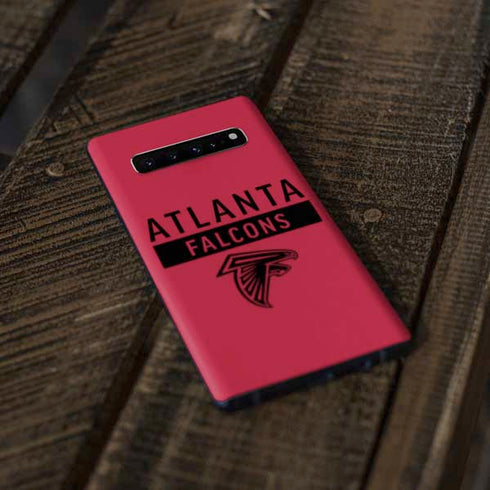 NFL Atlanta Falcons Red Performance Series Galaxy S10 Skin