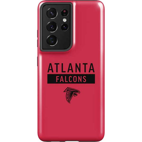 NFL Atlanta Falcons Red Performance Series Galaxy S21 Ultra 5G Pro Case