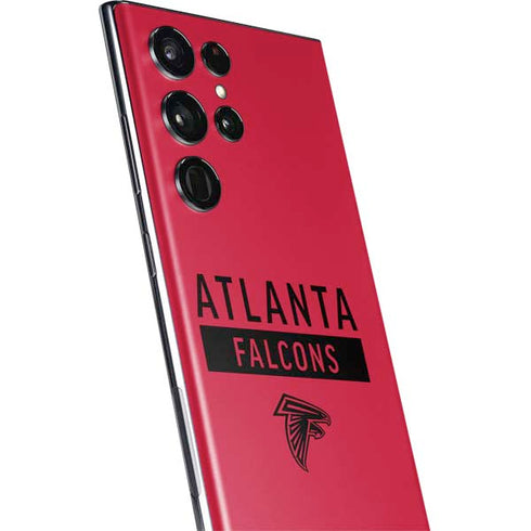 NFL Atlanta Falcons Red Performance Series Galaxy S22 Ultra Skin