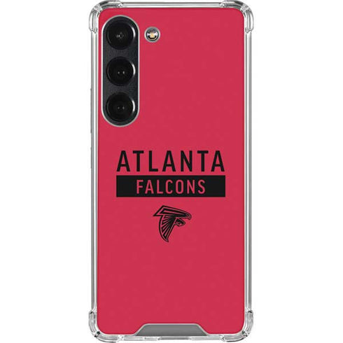 NFL Atlanta Falcons Red Performance Series Galaxy S23 Clear Case