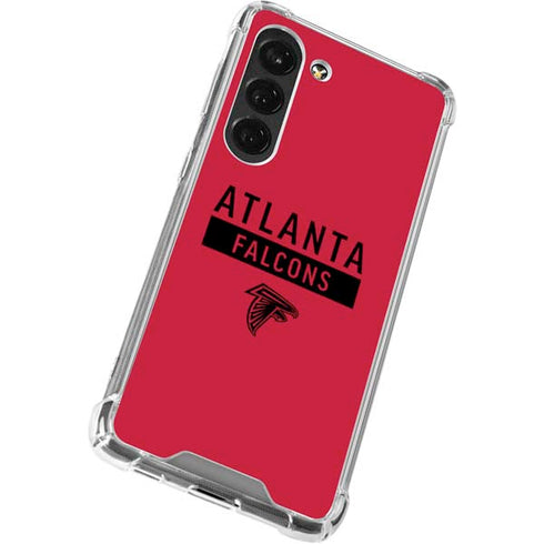 NFL Atlanta Falcons Red Performance Series Galaxy S23 Clear Case
