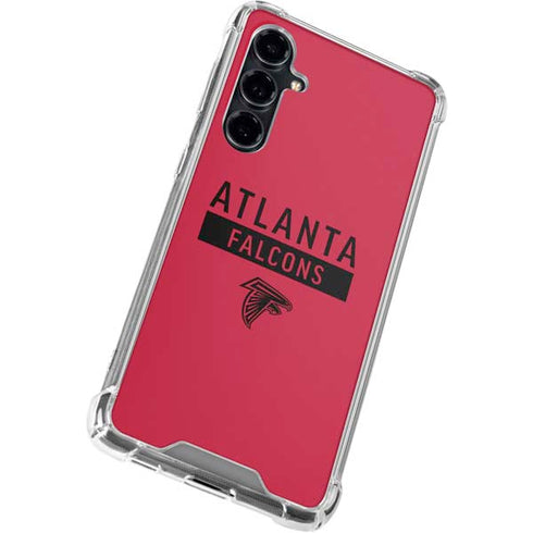 NFL Atlanta Falcons Red Performance Series Galaxy S23 FE Clear Case