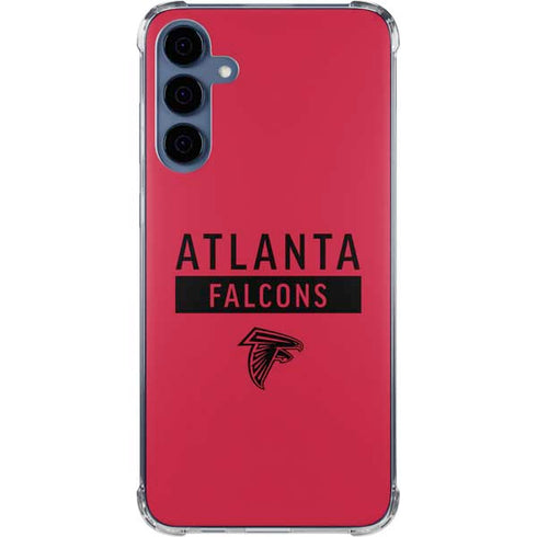 NFL Atlanta Falcons Red Performance Series Galaxy S24 Clear Case