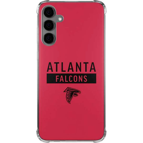 NFL Atlanta Falcons Red Performance Series Galaxy S24 Plus Clear Case