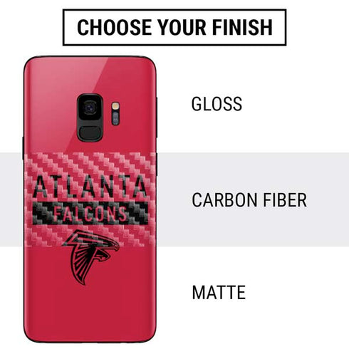 NFL Atlanta Falcons Red Performance Series Galaxy S9 Skin