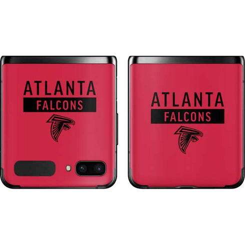 NFL Atlanta Falcons Red Performance Series Galaxy Z Flip Skin