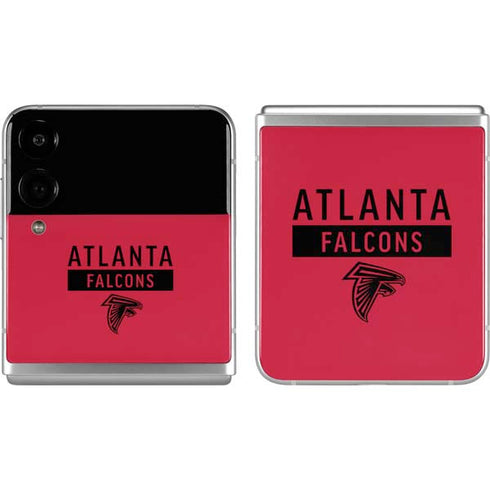 NFL Atlanta Falcons Red Performance Series Galaxy Z Flip4 5G Skin