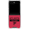 NFL Atlanta Falcons Red Performance Series Galaxy Z Flip5 5G Clear Case