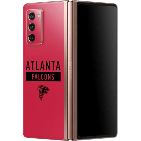 NFL Atlanta Falcons Red Performance Series Galaxy Z Fold2 5G Skin