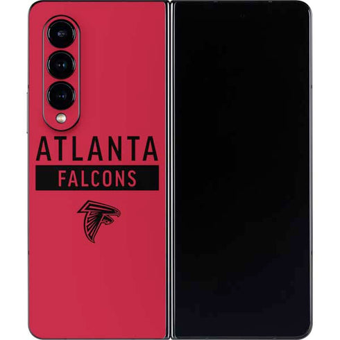 NFL Atlanta Falcons Red Performance Series Galaxy Z Fold4 5G Skin