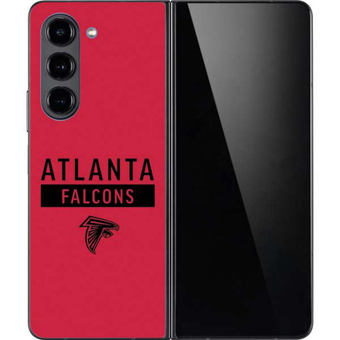 NFL Atlanta Falcons Red Performance Series Galaxy Z Fold5 5G Skin