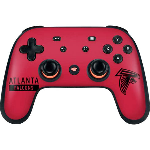 NFL Atlanta Falcons Red Performance Series Google Stadia Controller Skin