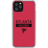 NFL Atlanta Falcons Red Performance Series iPhone 11 Pro Clear Case