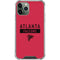 NFL Atlanta Falcons Red Performance Series iPhone 11 Pro Max Clear Case