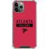 NFL Atlanta Falcons Red Performance Series iPhone 11 Pro Max Clear Case