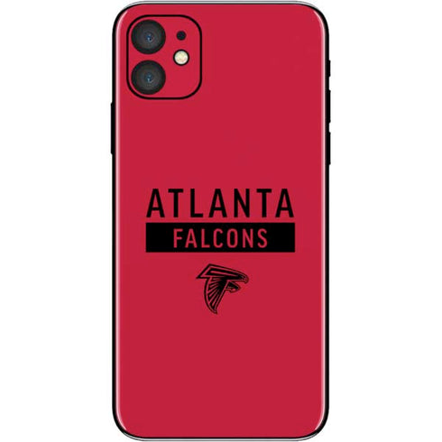 NFL Atlanta Falcons Red Performance Series iPhone 11 Skin