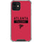 NFL Atlanta Falcons Red Performance Series iPhone 12 Clear Case