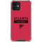 NFL Atlanta Falcons Red Performance Series iPhone 12 Mini Clear Case