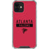 NFL Atlanta Falcons Red Performance Series iPhone 12 Mini Clear Case