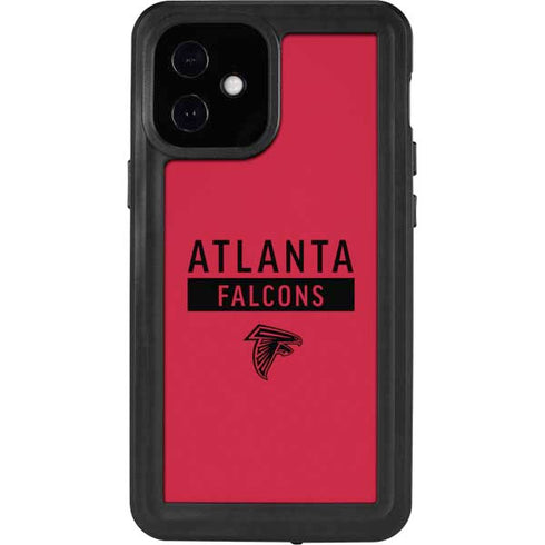 NFL Atlanta Falcons Red Performance Series iPhone 12 Mini Waterproof Case
