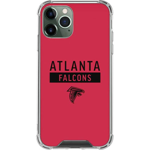 NFL Atlanta Falcons Red Performance Series iPhone 12 Pro Clear Case