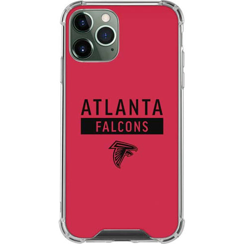 NFL Atlanta Falcons Red Performance Series iPhone 12 Pro Max Clear Case