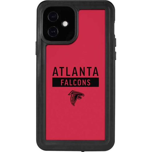 NFL Atlanta Falcons Red Performance Series iPhone 12 Waterproof Case
