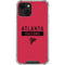 NFL Atlanta Falcons Red Performance Series iPhone 13 Clear Case