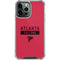 NFL Atlanta Falcons Red Performance Series iPhone 13 Pro Max Clear Case