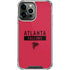 NFL Atlanta Falcons Red Performance Series iPhone 13 Pro Max Clear Case