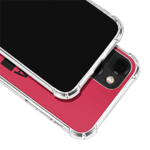 NFL Atlanta Falcons Red Performance Series iPhone 15 Plus Clear Case