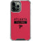 NFL Atlanta Falcons Red Performance Series iPhone 15 Pro Max Clear Case