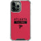 NFL Atlanta Falcons Red Performance Series iPhone 14 Pro Max Clear Case