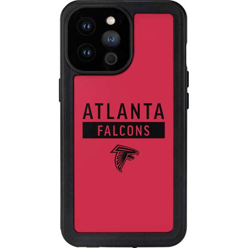 NFL Atlanta Falcons Red Performance Series iPhone 14 Pro Max Waterproof Case