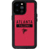 NFL Atlanta Falcons Red Performance Series iPhone 14 Pro Max Waterproof Case
