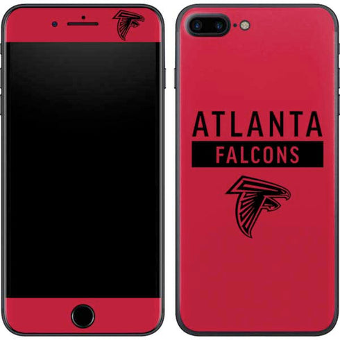 NFL Atlanta Falcons Red Performance Series iPhone 8 Plus Skin