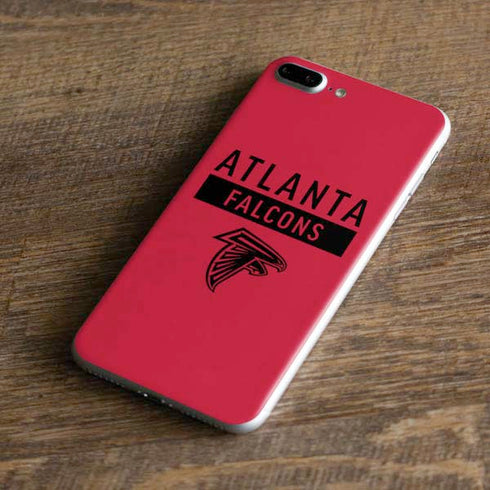 NFL Atlanta Falcons Red Performance Series iPhone 8 Plus Skin