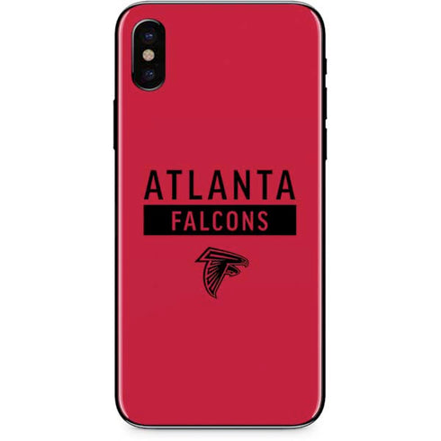 NFL Atlanta Falcons Red Performance Series iPhone XS Skin