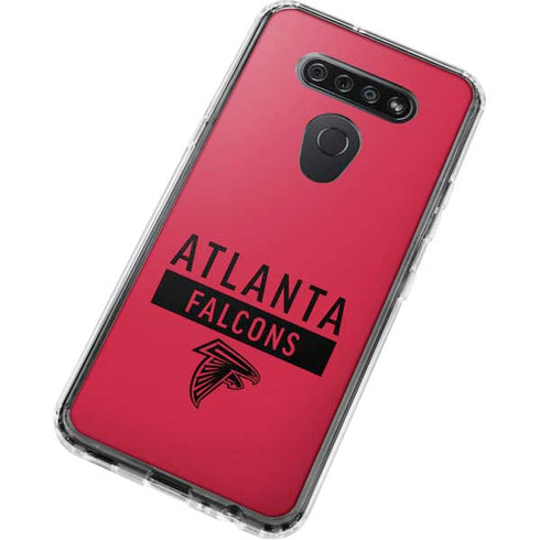 NFL Atlanta Falcons Red Performance Series LG K51/Q51 Clear Case