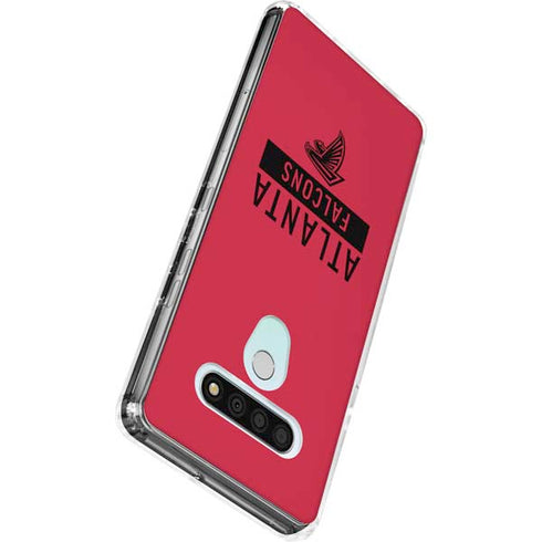 NFL Atlanta Falcons Red Performance Series LG Stylo 6 Clear Case