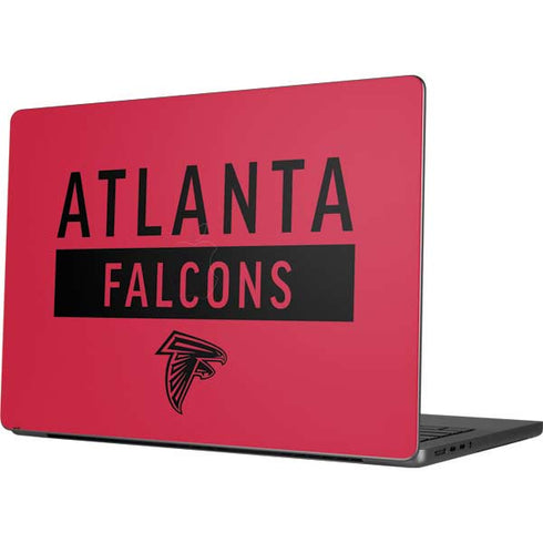 NFL Atlanta Falcons Red Performance Series MacBook Pro 14in (2021-24) Skin