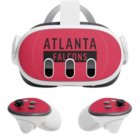 NFL Atlanta Falcons Red Performance Series Meta Quest 3 Skin